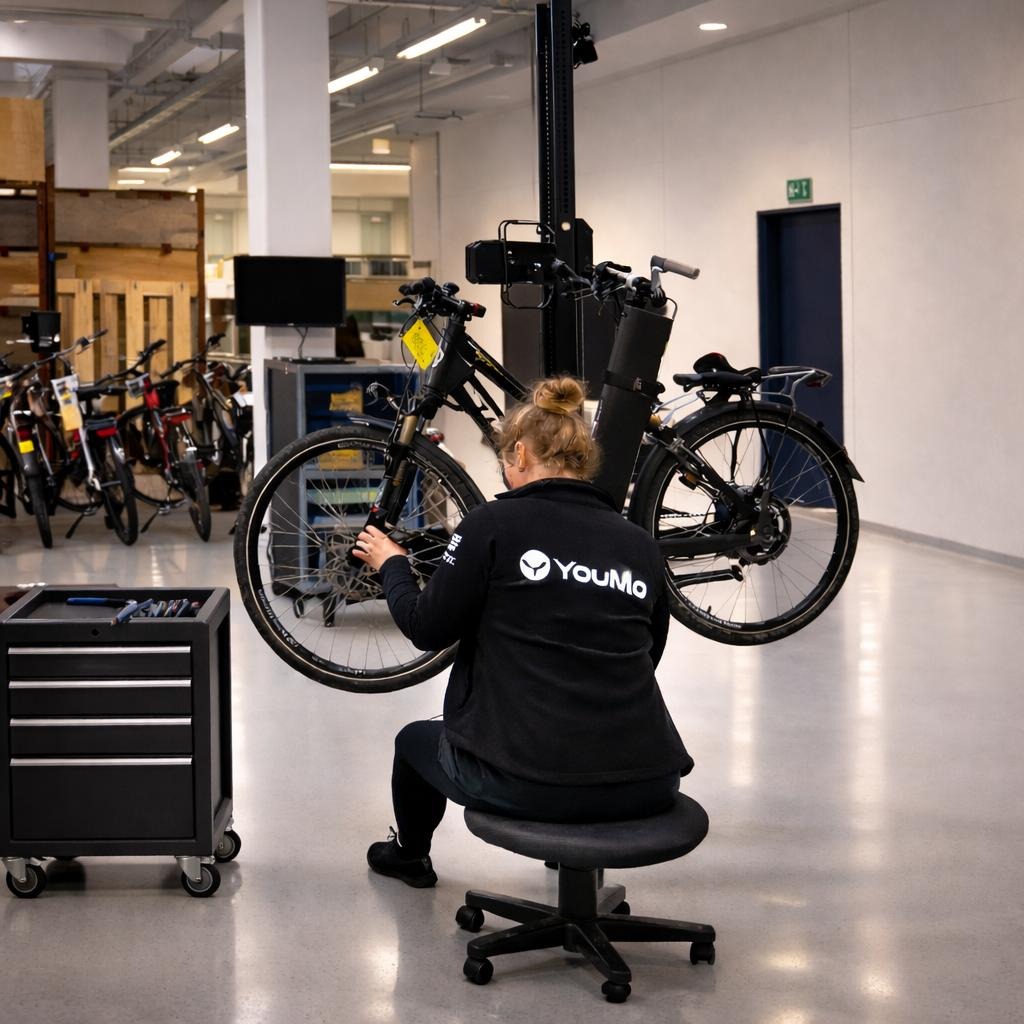 E-Bike Mechanic at Work