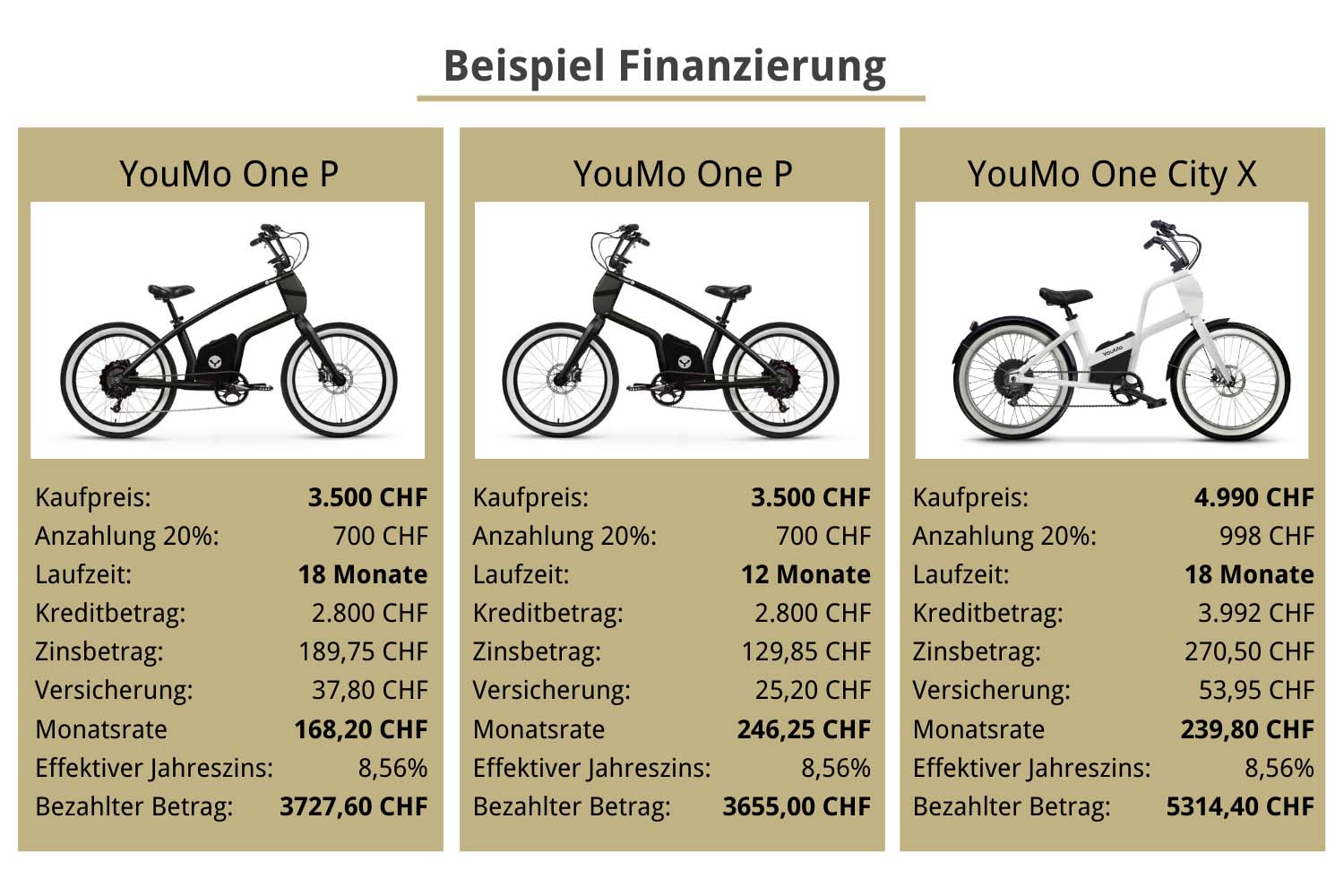 E-Bike Finanzierung Beispielrechnung