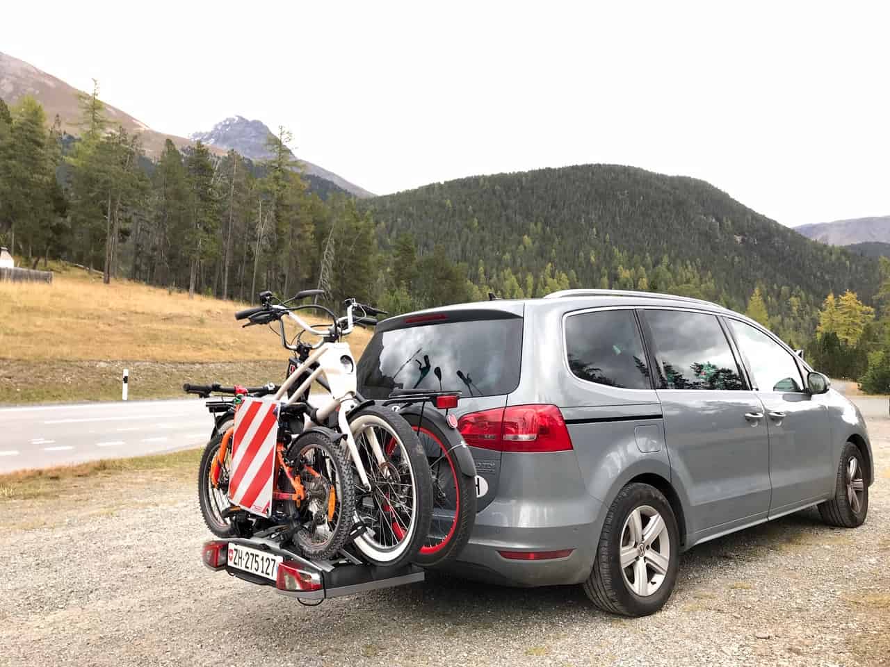 Vollbepackt nach Südtirol
