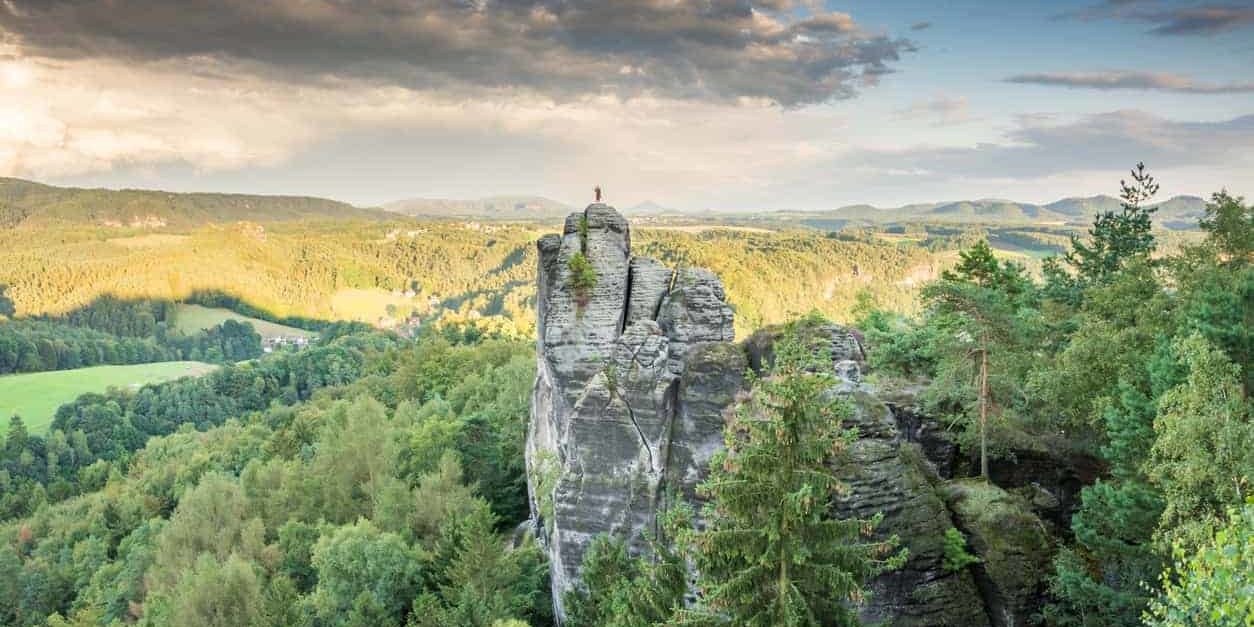 Rocks in the Elbe Sandstone Mountains