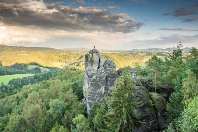 Rocks in the Elbe Sandstone Mountains