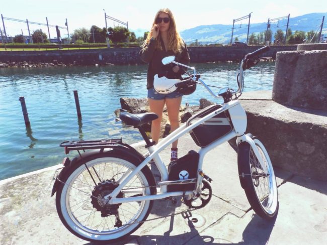 YouMo E-Bike am Zurichsee in Rapperswil
