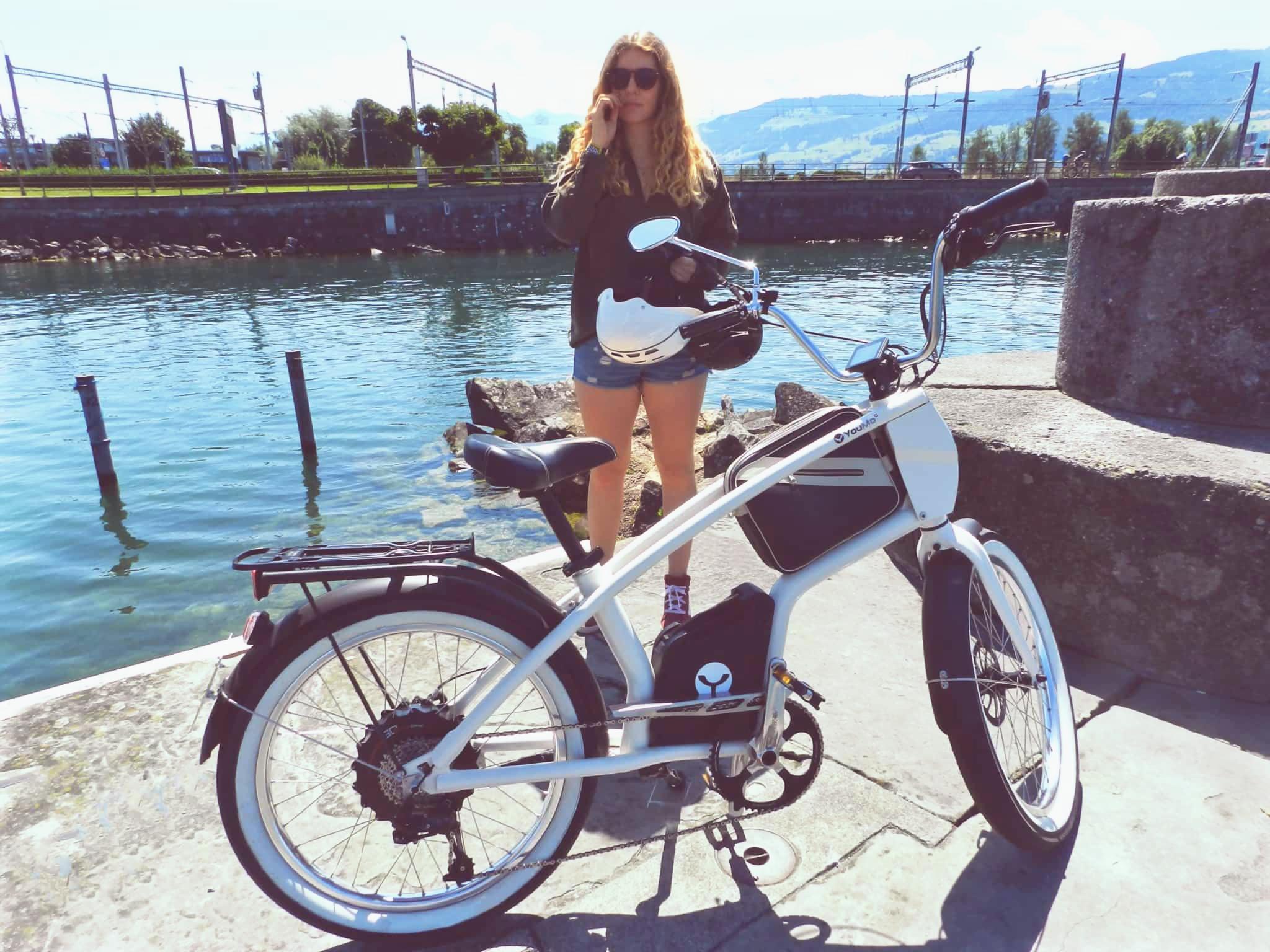YouMo_One E-Bike YouMo E-Bike am Zurichsee in Rapperswil