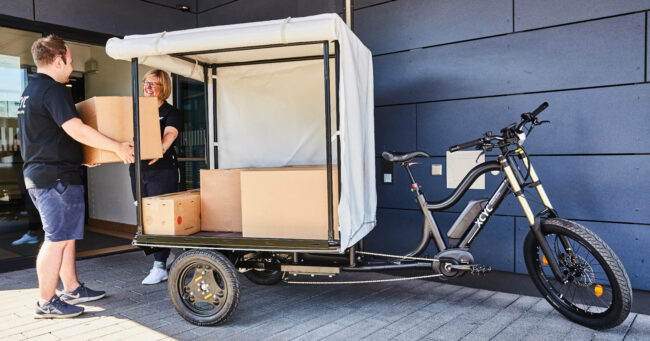 Cargo Bike XCYC Work Planenaufbau Kurrierdienst Cargo Bike XCYC Work Planenaufbau Kurrierdienst