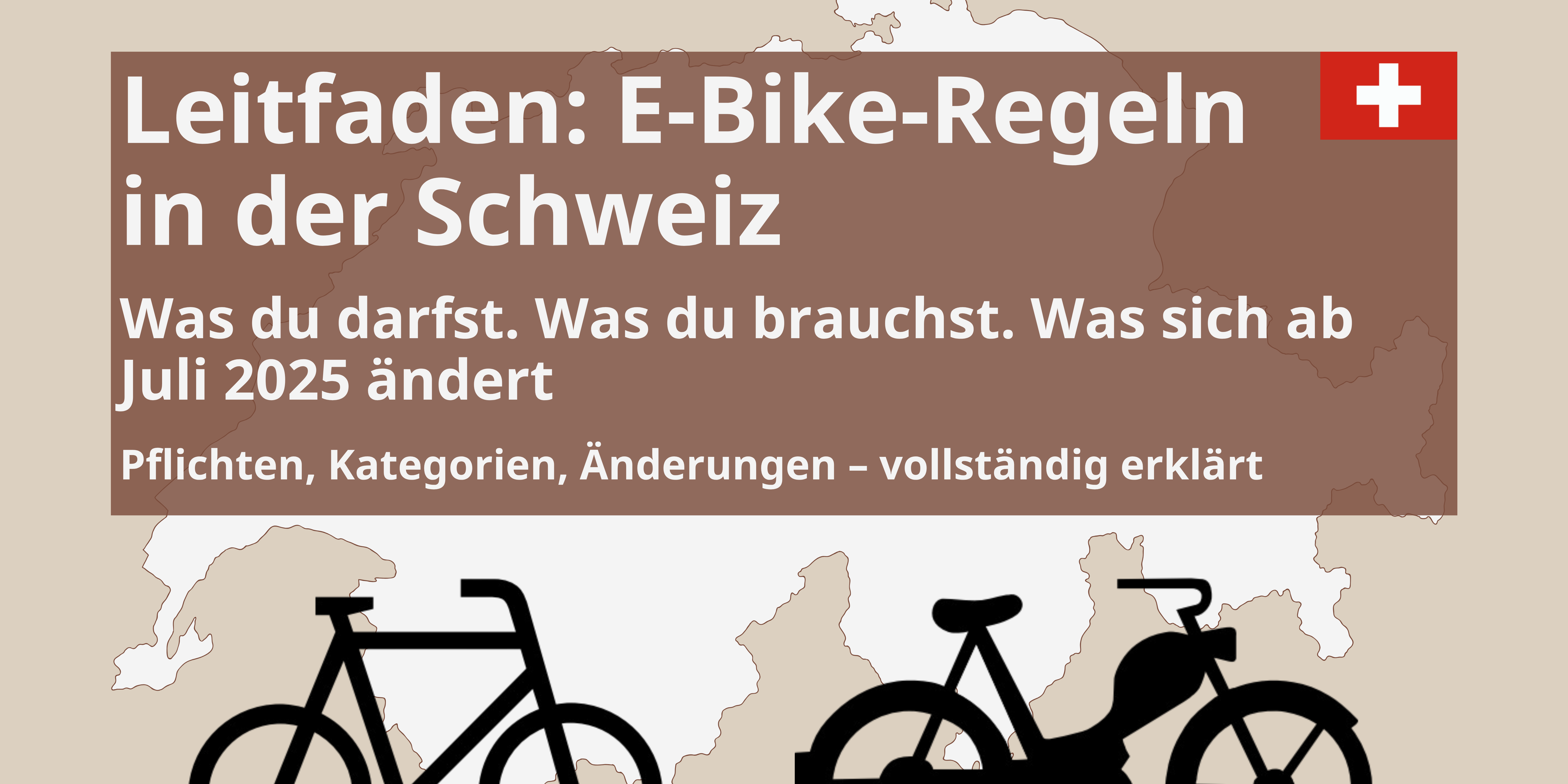 E-Bike Regeln in der Schweiz