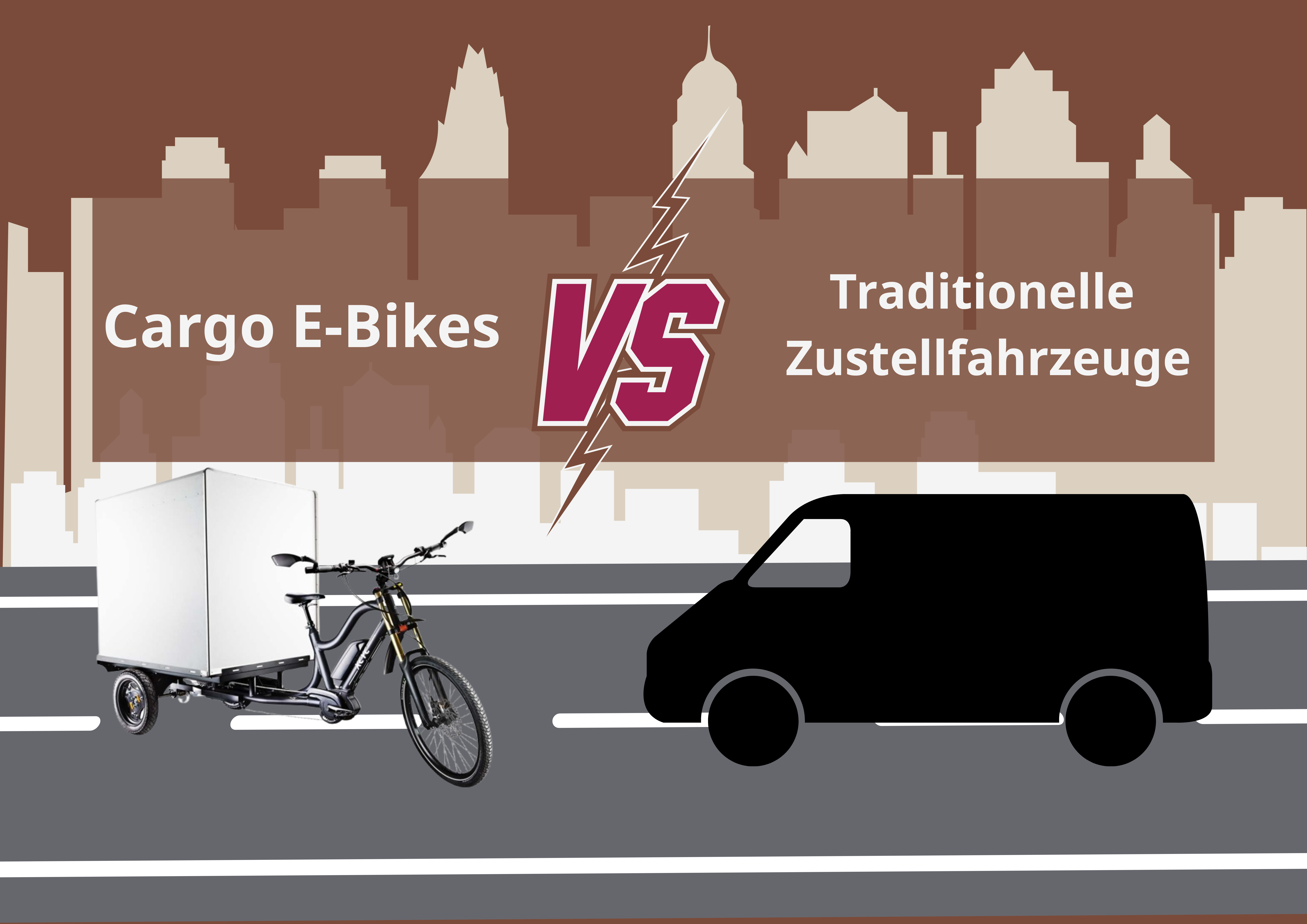 Cargo E-Bikes vs traditionelle Zustellfahrzeuge