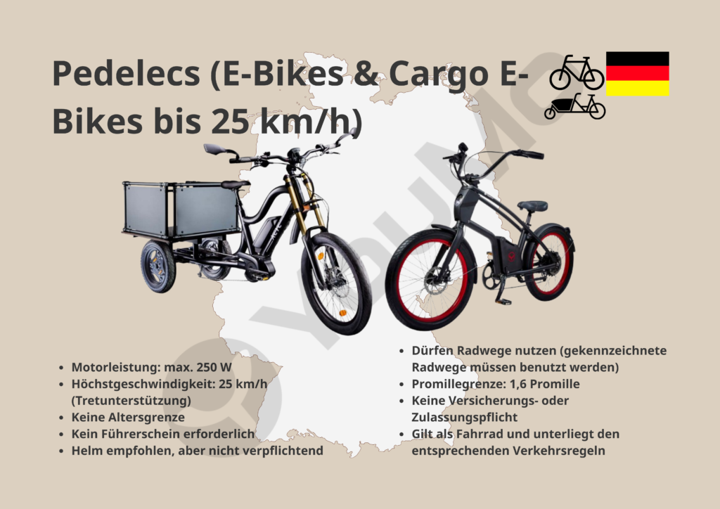 Pedelecs Regeln Deutschland