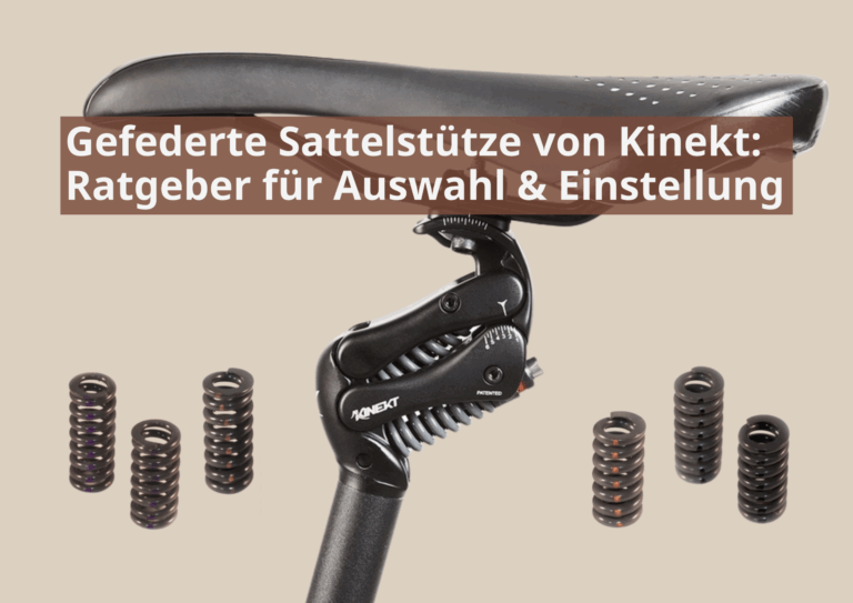 Gefederte Sattelstütze von Kinekt Ratgeber für Auswahl & Einstellung